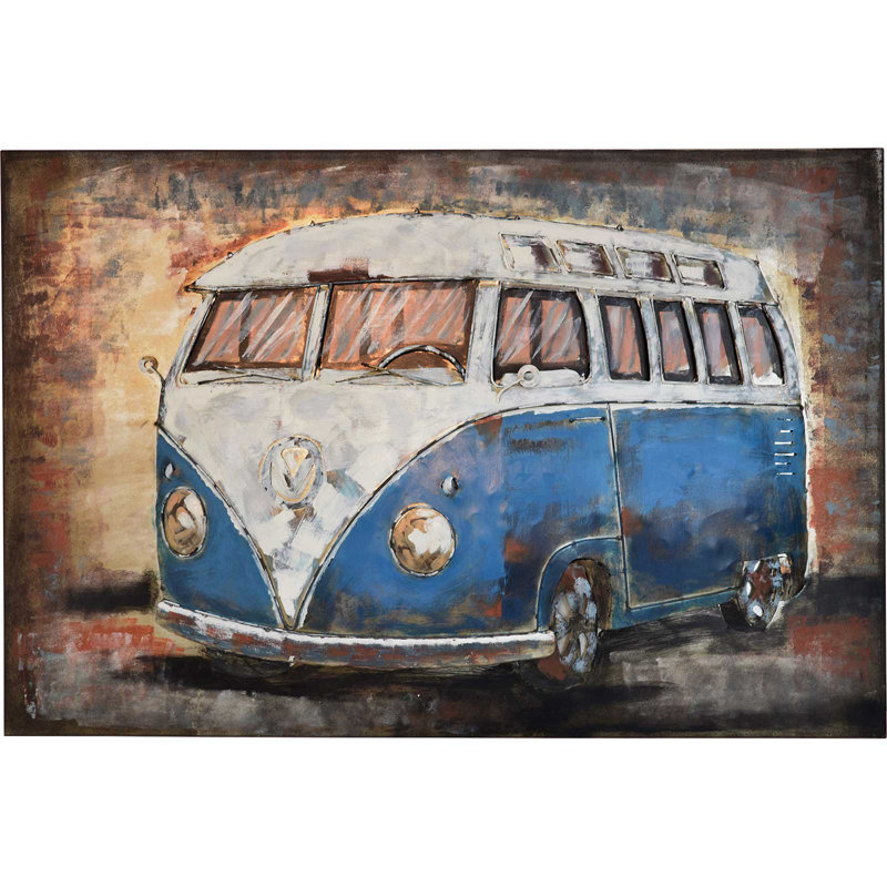 Williston Forge Metallbild Bulli | Wayfair.de